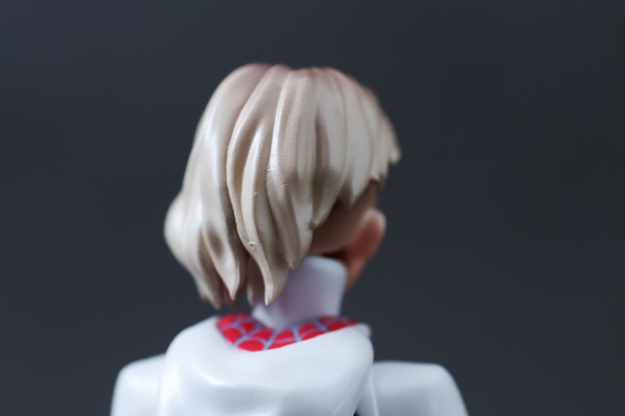 千値練 SVアクション　スパイダー・グウェン　レビュー　付属品　素顔ヘッド