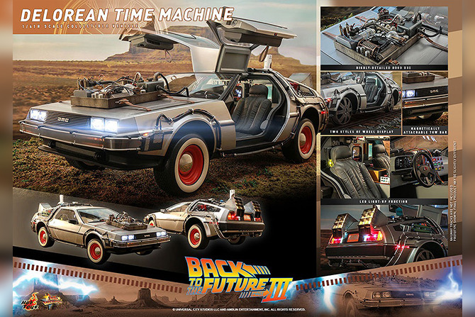 ムービー・マスターピース　『バック・トゥ・ザ・フューチャー PART3』 デロリアン・タイムマシン