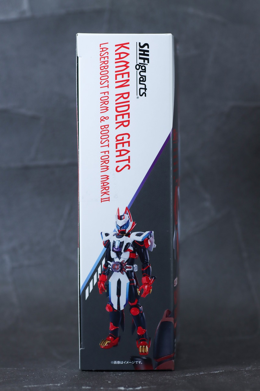 S.H.フィギュアーツ 仮面ライダーギーツ レーザーブーストフォーム/ブーストフォーム マークⅡ レビュー パッケージ