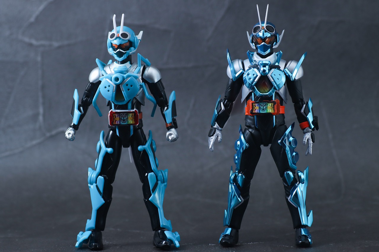 S.H.フィギュアーツ　仮面ライダーガッチャード スチームホッパー　レビュー　本体　装着変新　比較