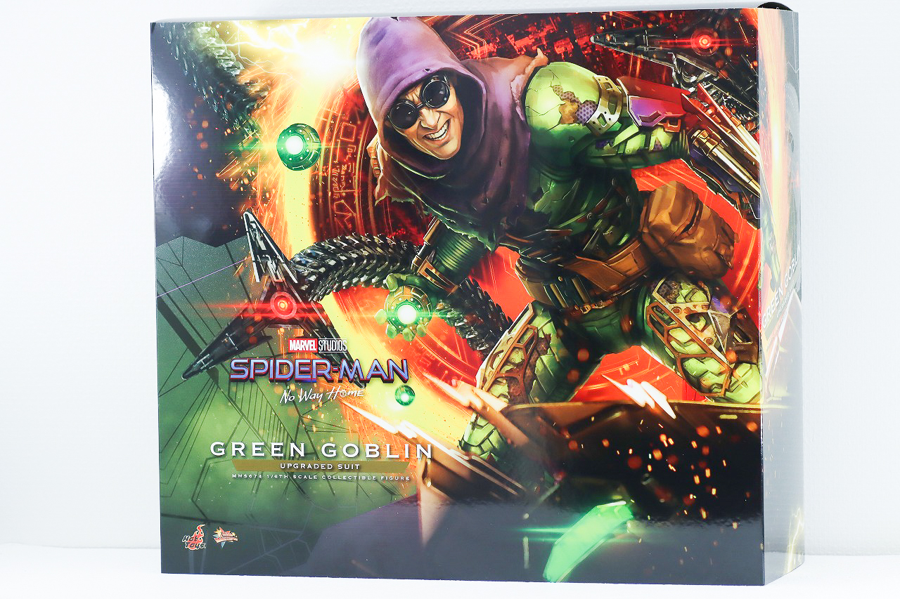 ホットトイズ　ムービー・マスターピース　グリーン・ゴブリン（アップグレードスーツ）　レビュー　パッケージ