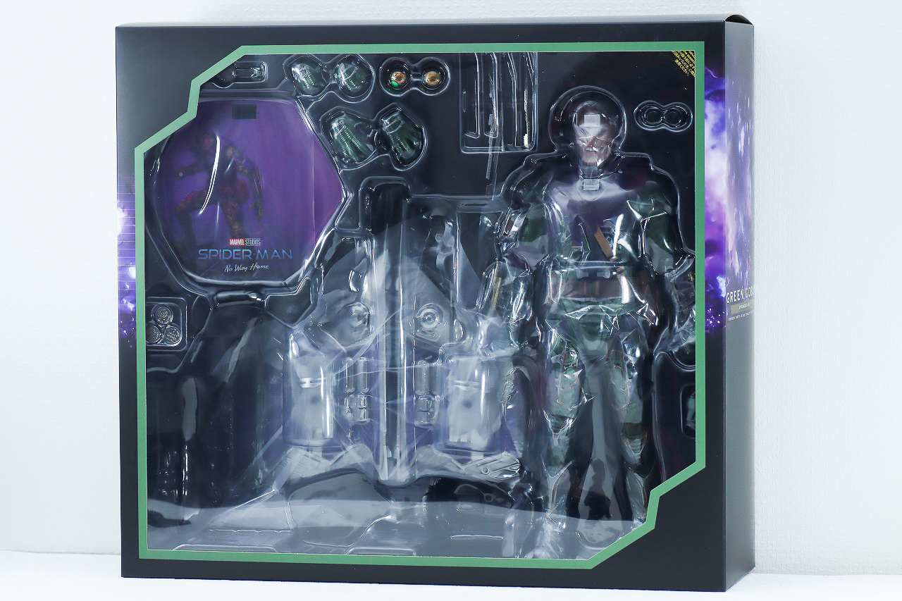 ホットトイズ　ムービー・マスターピース　グリーン・ゴブリン（アップグレードスーツ）　レビュー　パッケージ
