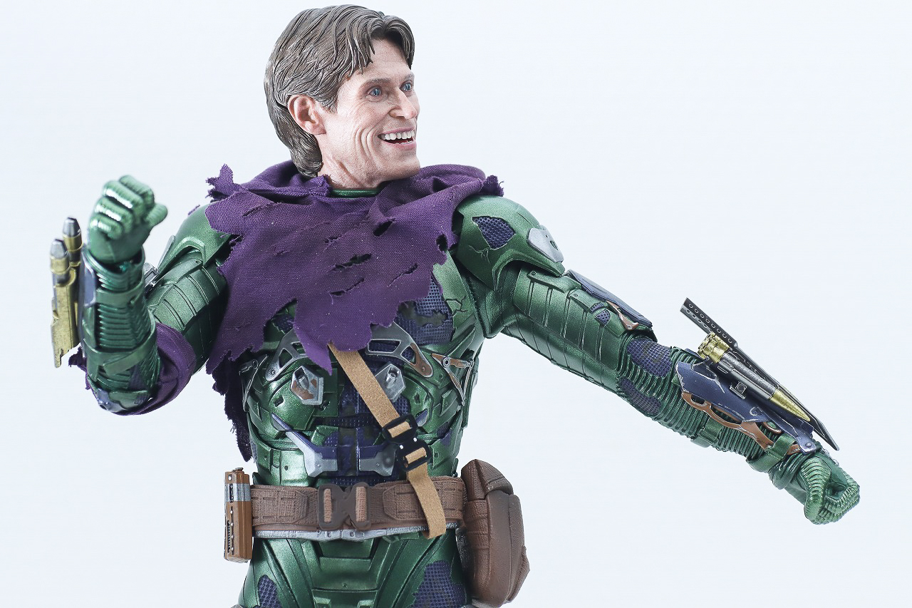 ホットトイズ　ムービー・マスターピース　グリーン・ゴブリン（アップグレードスーツ）　レビュー　可動範囲