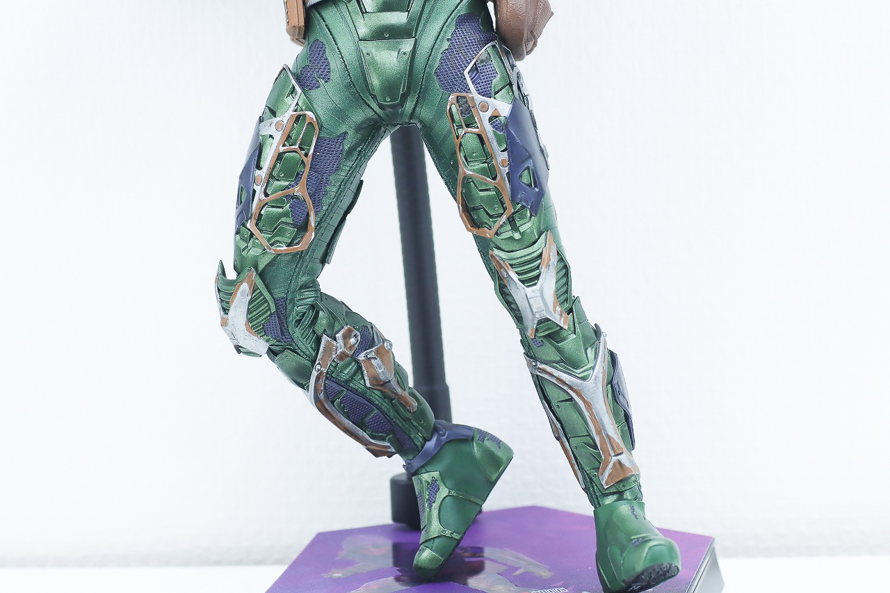 ホットトイズ　ムービー・マスターピース　グリーン・ゴブリン（アップグレードスーツ）　レビュー　可動範囲
