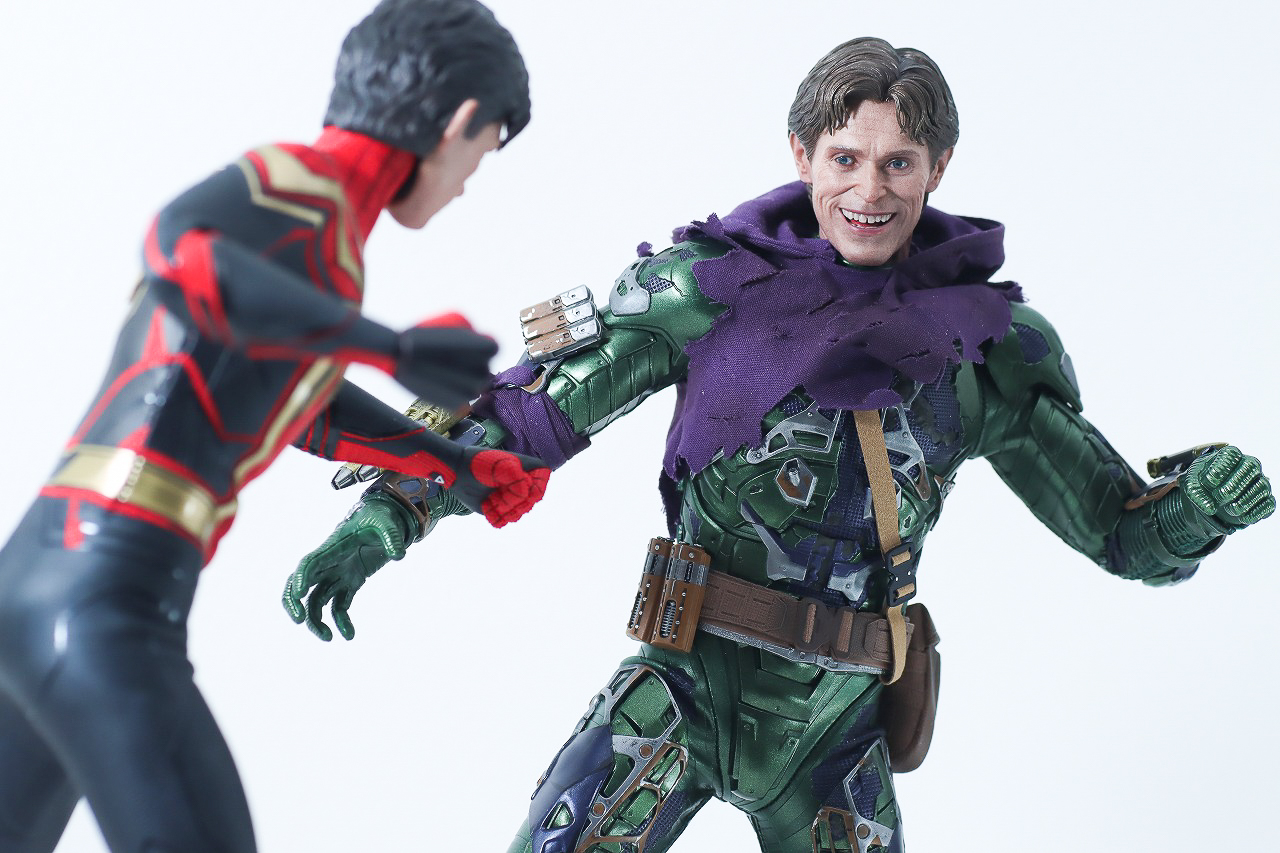 ホットトイズ　ムービー・マスターピース　グリーン・ゴブリン（アップグレードスーツ）　レビュー　アクション　スパイダーマン　インテグレーテッドスーツ