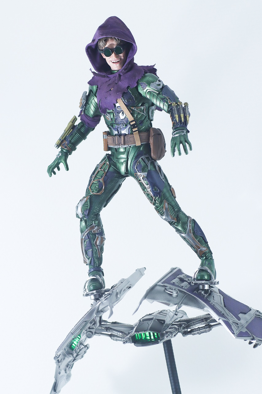 ホットトイズ　ムービー・マスターピース　グリーン・ゴブリン（アップグレードスーツ）　レビュー　アクション