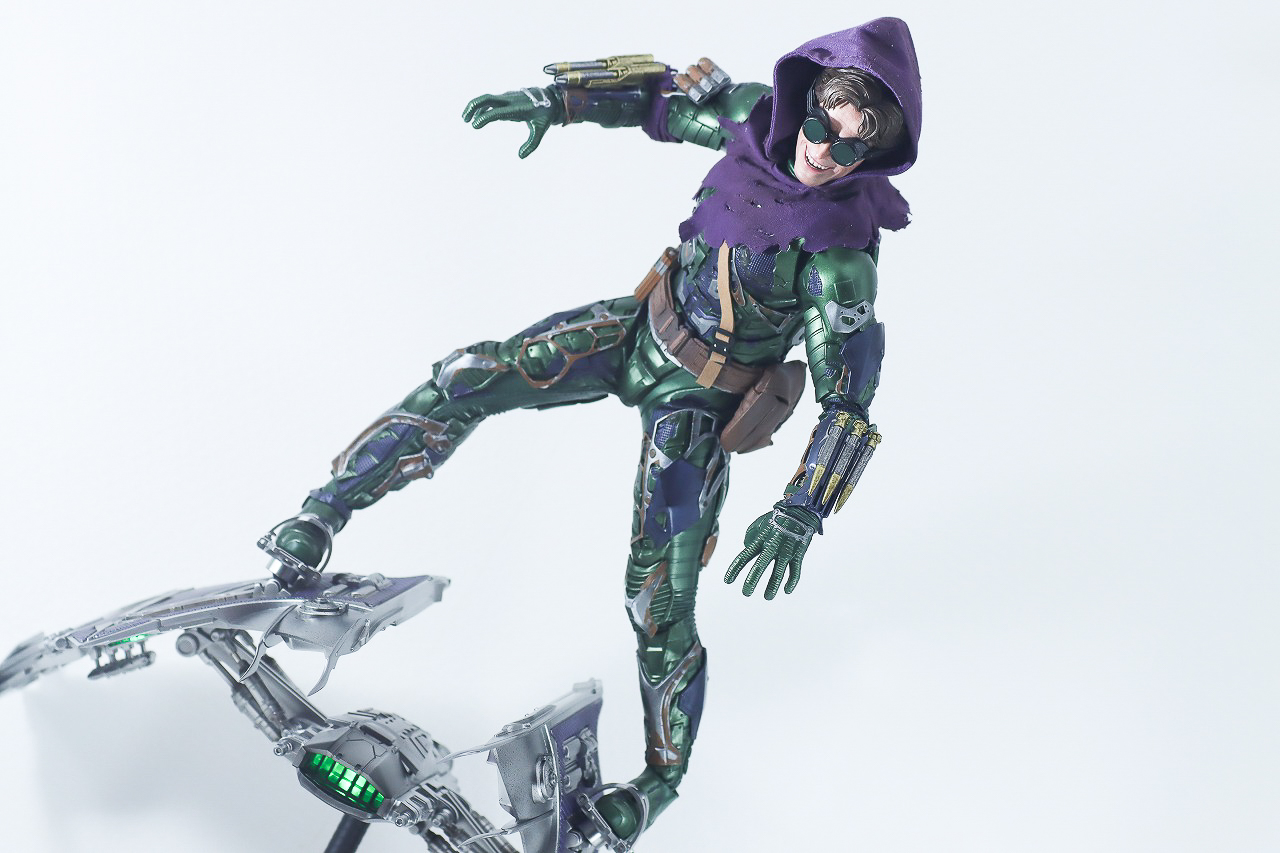 ホットトイズ　ムービー・マスターピース　グリーン・ゴブリン（アップグレードスーツ）　レビュー　アクション