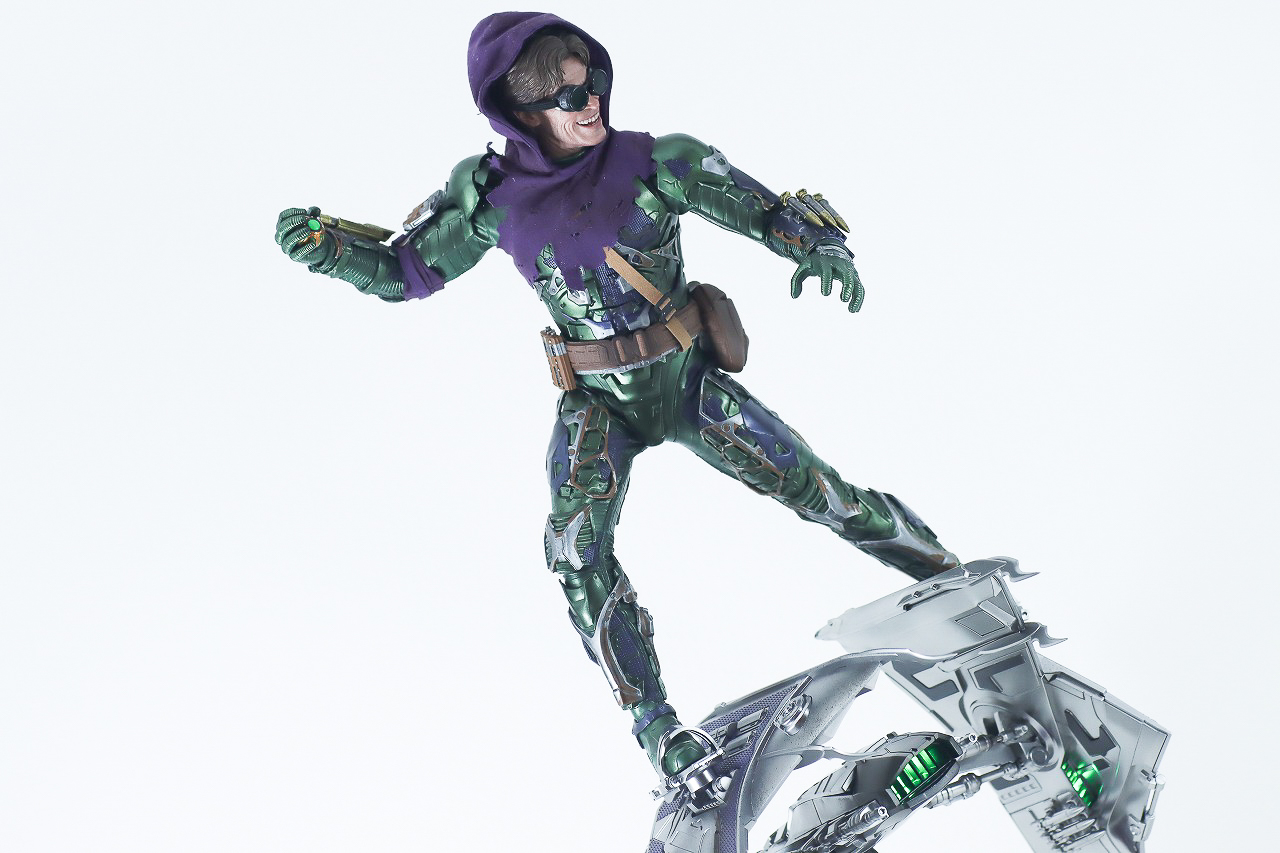 ホットトイズ　ムービー・マスターピース　グリーン・ゴブリン（アップグレードスーツ）　レビュー　アクション
