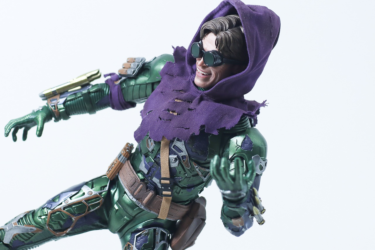 ホットトイズ　ムービー・マスターピース　グリーン・ゴブリン（アップグレードスーツ）　レビュー　アクション