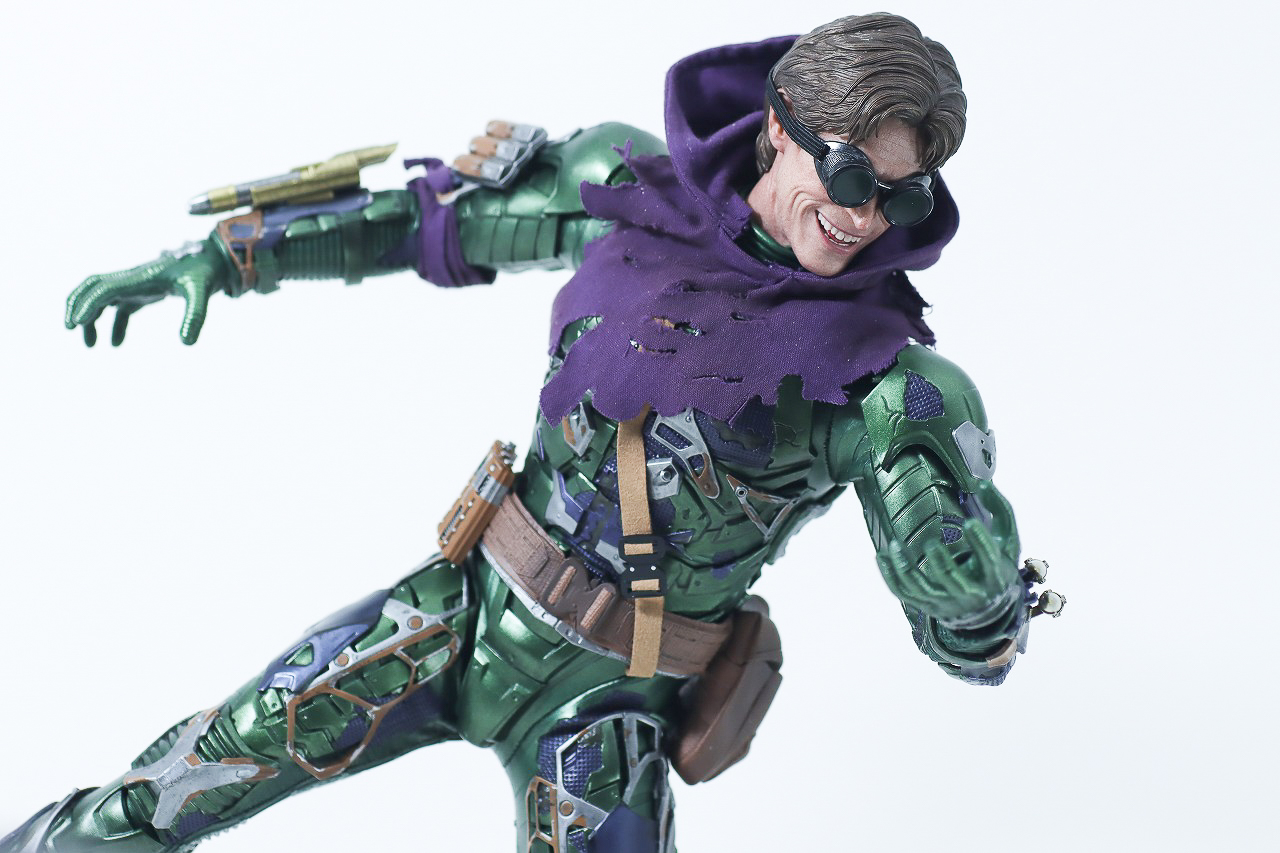 ホットトイズ　ムービー・マスターピース　グリーン・ゴブリン（アップグレードスーツ）　レビュー　アクション