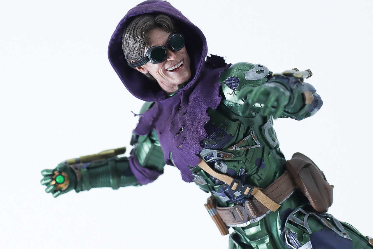 ホットトイズ　ムービー・マスターピース　グリーン・ゴブリン（アップグレードスーツ）　レビュー　アクション