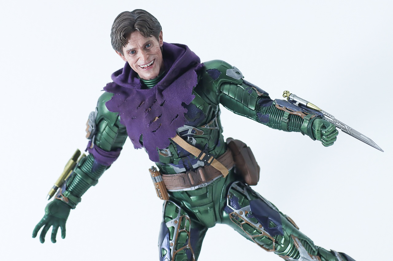 ホットトイズ　ムービー・マスターピース　グリーン・ゴブリン（アップグレードスーツ）　レビュー　アクション
