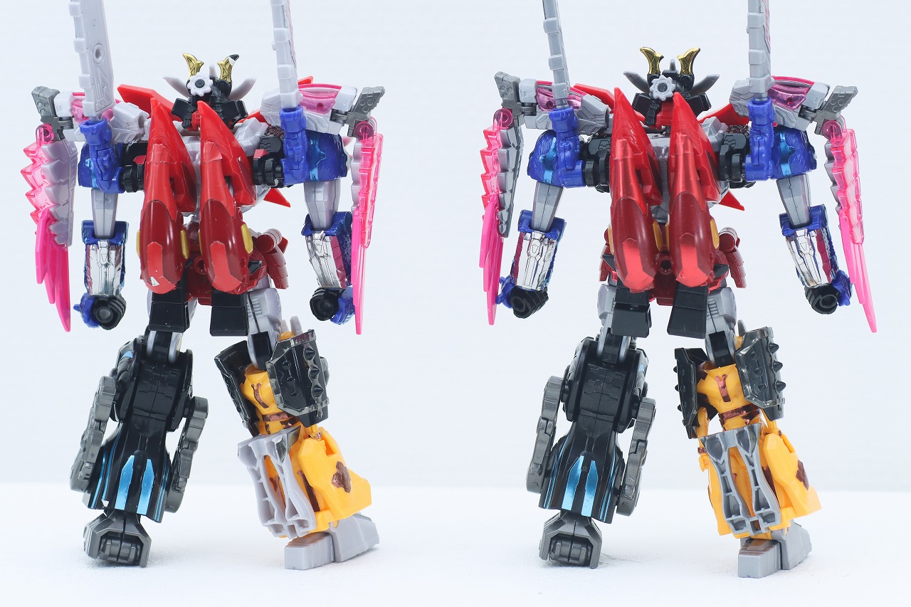 ミニプラ　トラドラオニタイジン極 お祭りメタリックVer.　レビュー　ドンオニタイジン　本体　通常版　比較