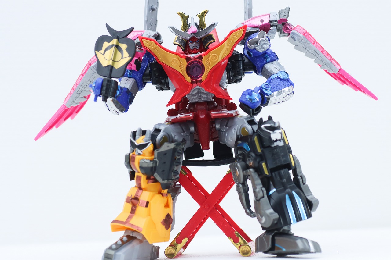 ミニプラ　トラドラオニタイジン極 お祭りメタリックVer.　レビュー　オニタイジン　アクション