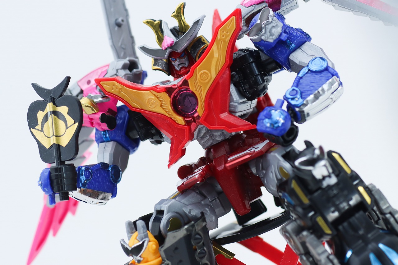 ミニプラ　トラドラオニタイジン極 お祭りメタリックVer.　レビュー　オニタイジン　アクション