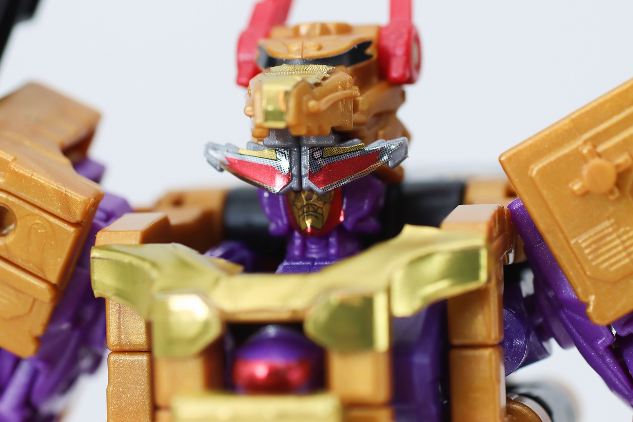 ミニプラ　トラドラオニタイジン極 お祭りメタリックVer.　レビュー　虎龍攻神（トラドラゴンジン）　本体