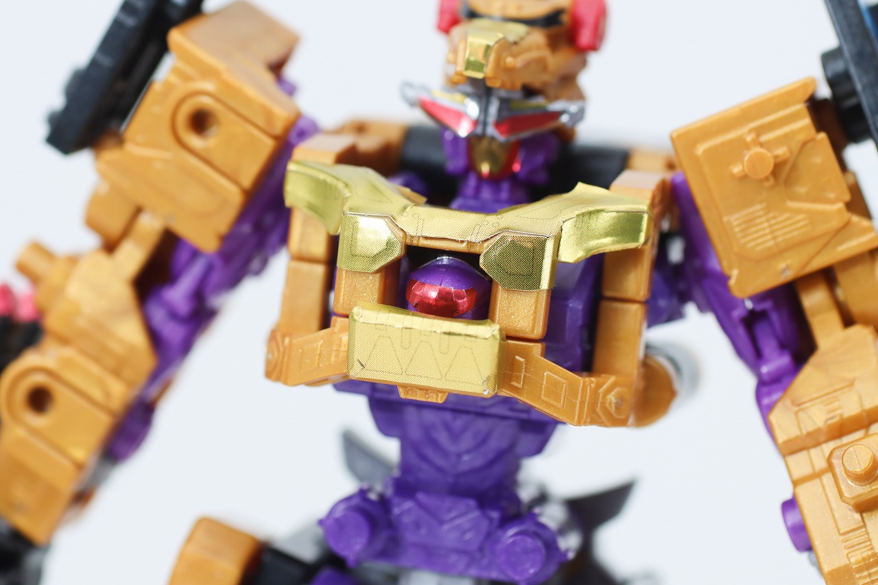 ミニプラ　トラドラオニタイジン極 お祭りメタリックVer.　レビュー　虎龍攻神（トラドラゴンジン）　本体