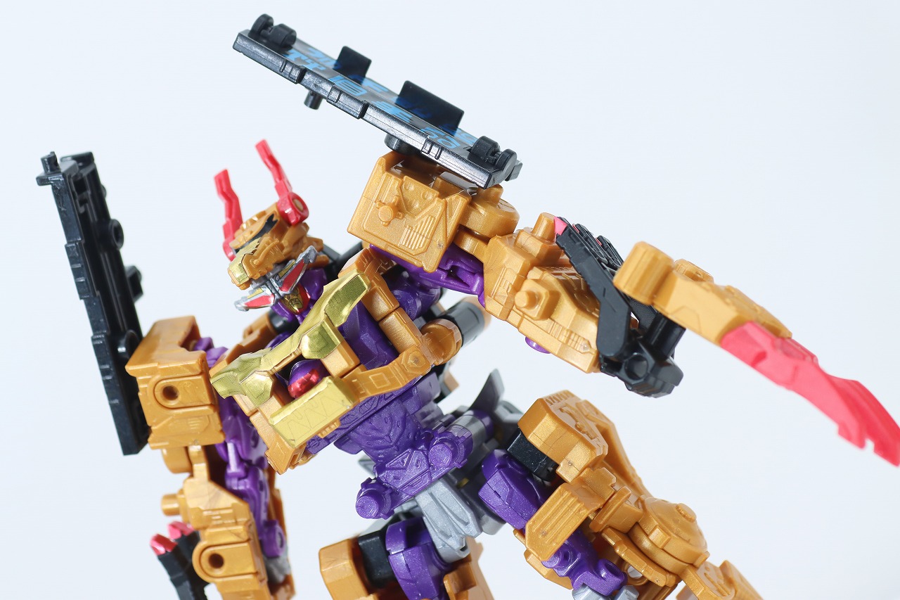 ミニプラ　トラドラオニタイジン極 お祭りメタリックVer.　レビュー　虎龍攻神（トラドラゴンジン）　本体