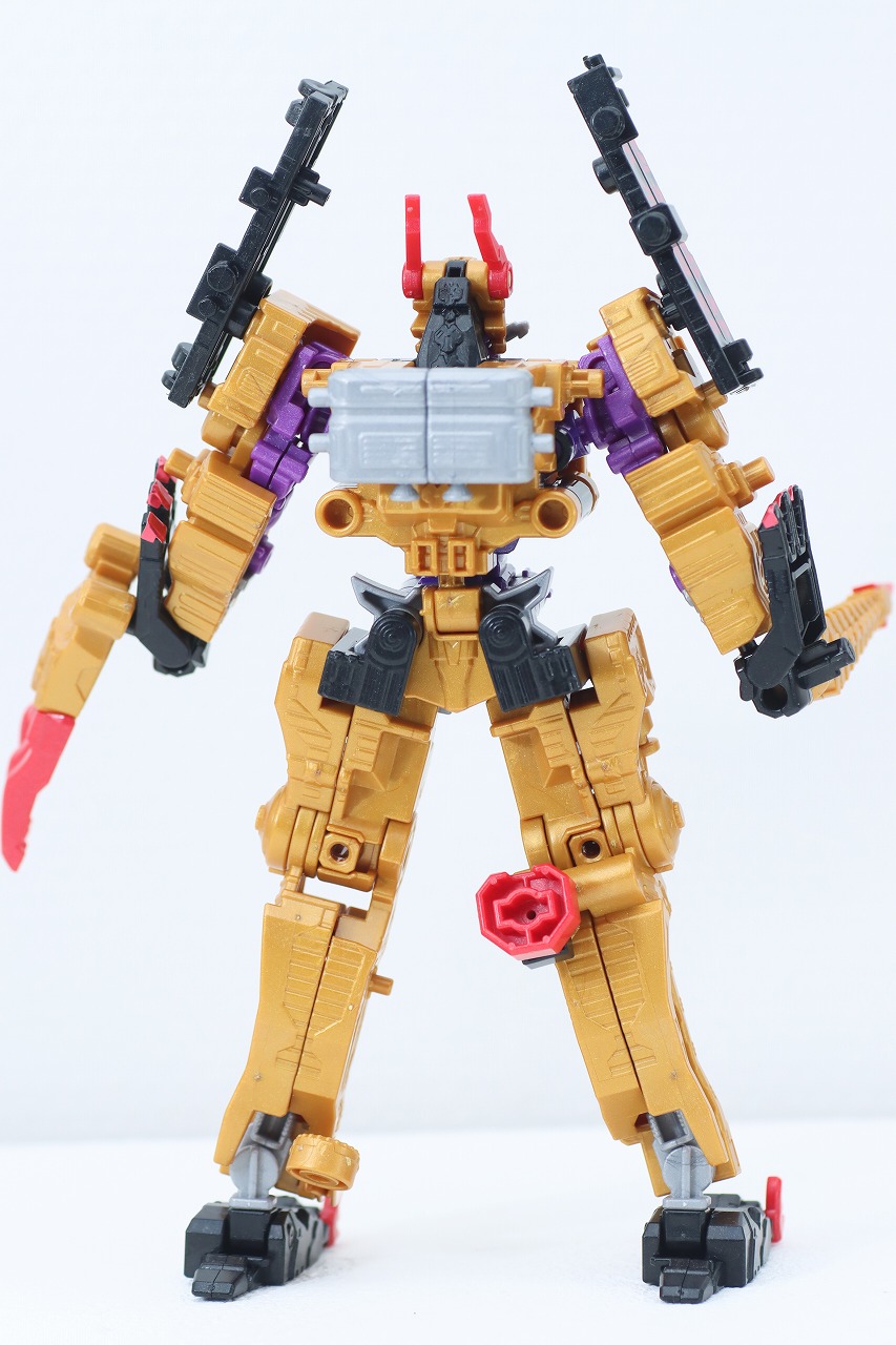 ミニプラ　トラドラオニタイジン極 お祭りメタリックVer.　レビュー　虎龍攻神（トラドラゴンジン）　本体