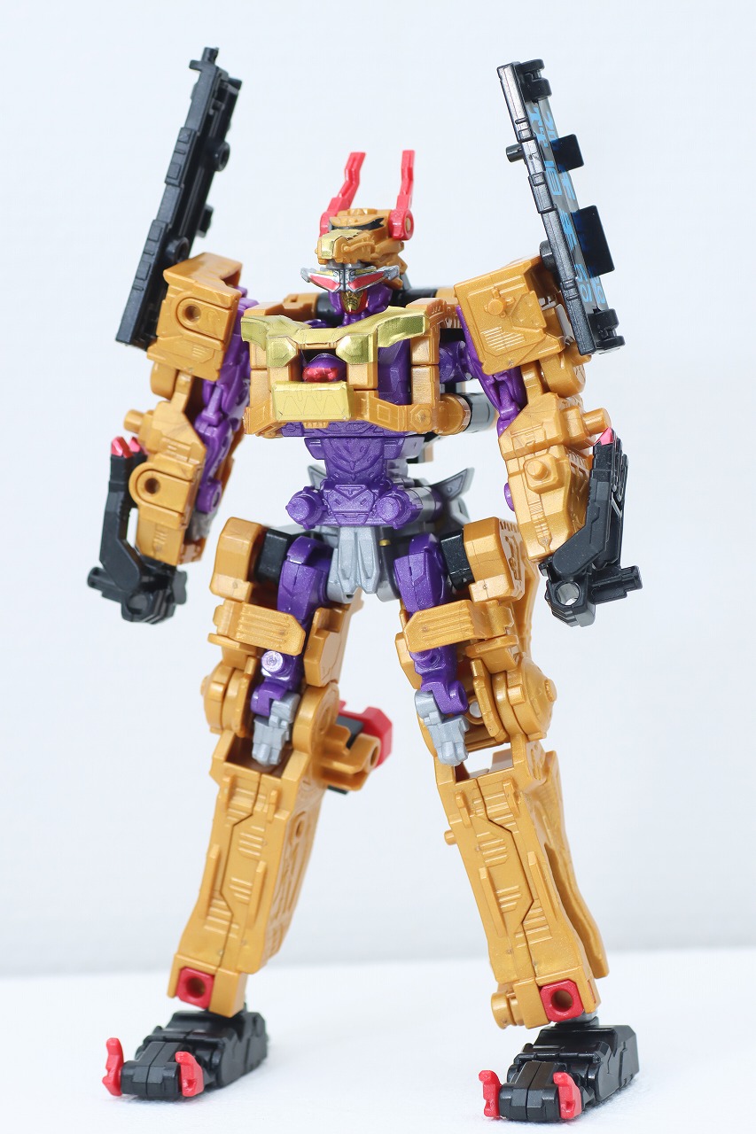 ミニプラ　トラドラオニタイジン極 お祭りメタリックVer.　レビュー　虎龍攻神（トラドラゴンジン）　本体