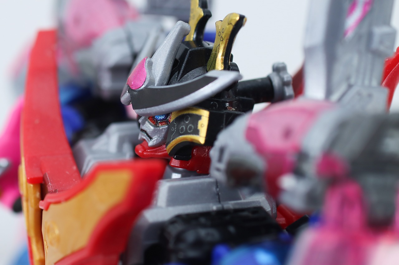 ミニプラ トラドラオニタイジン極 お祭りメタリックVer. レビュー ドンオニタイジン 可動範囲