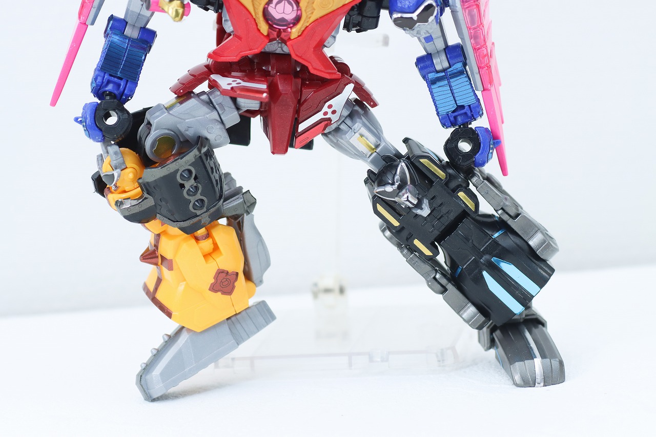 ミニプラ　トラドラオニタイジン極 お祭りメタリックVer.　レビュー　ドンオニタイジン　可動範囲