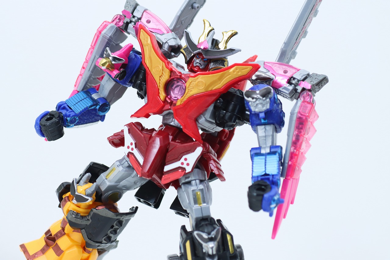 ミニプラ　トラドラオニタイジン極 お祭りメタリックVer.　レビュー　オニタイジン　アクション