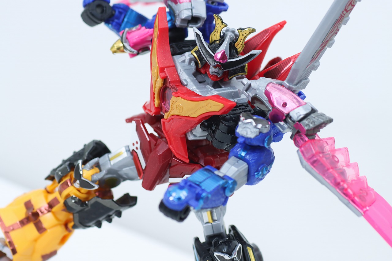 ミニプラ　トラドラオニタイジン極 お祭りメタリックVer.　レビュー　オニタイジン　アクション