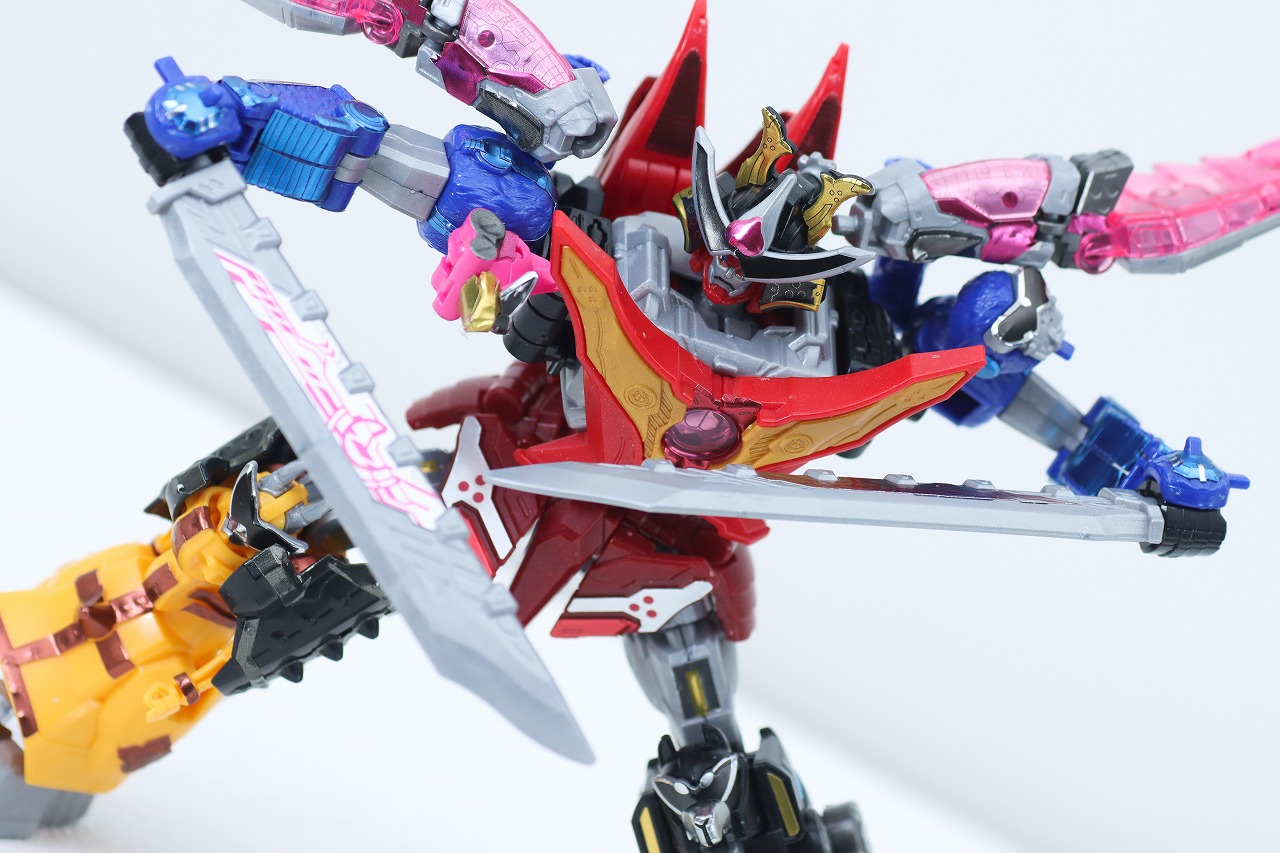 ミニプラ　トラドラオニタイジン極 お祭りメタリックVer.　レビュー　オニタイジン　アクション