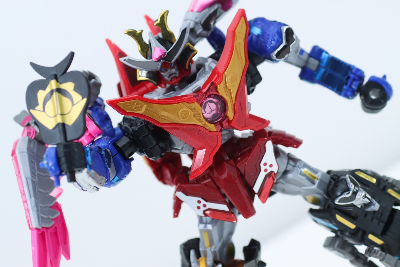 ミニプラ　トラドラオニタイジン極 お祭りメタリックVer.　レビュー　オニタイジン　アクション