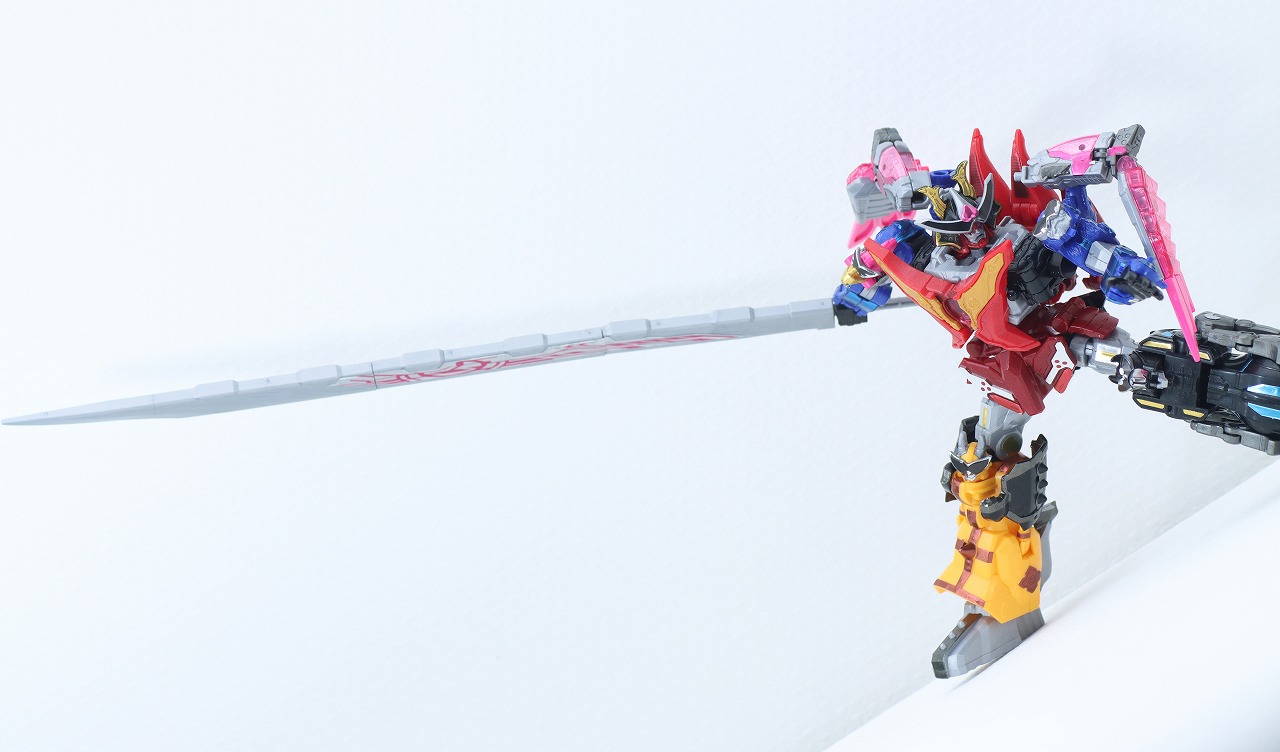 ミニプラ　トラドラオニタイジン極 お祭りメタリックVer.　レビュー　オニタイジン　アクション