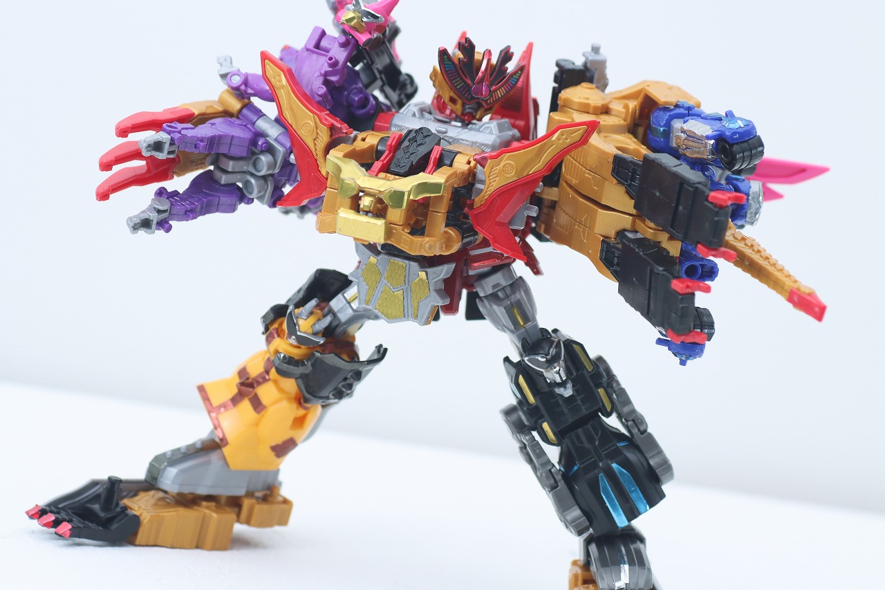 ミニプラ　トラドラオニタイジン極 お祭りメタリックVer.　レビュー　トラドラオニタイジン　アクション