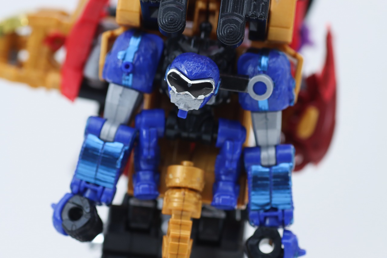 ミニプラ　トラドラオニタイジン極 お祭りメタリックVer.　レビュー　付属品　サルブラザーロボタロウヘッドオプションパーツ