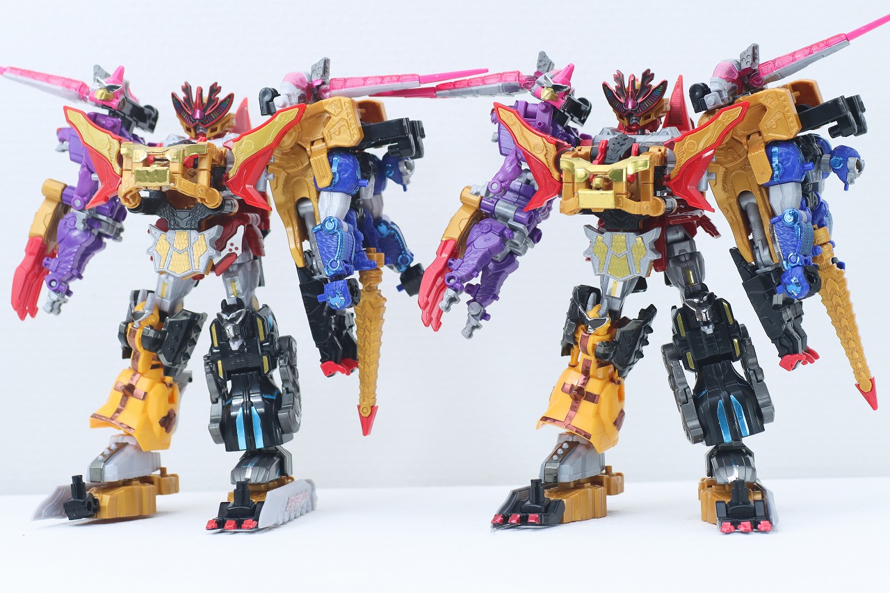 ミニプラ　トラドラオニタイジン極 お祭りメタリックVer.　レビュー　トラドラオニタイジン　本体　通常版　比較