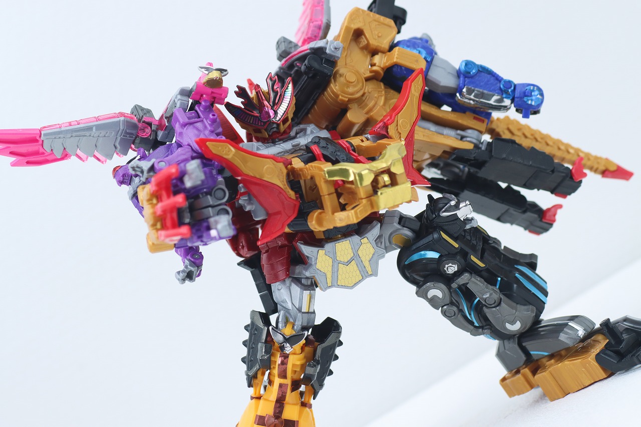 ミニプラ　トラドラオニタイジン極 お祭りメタリックVer.　レビュー　トラドラオニタイジン　アクション