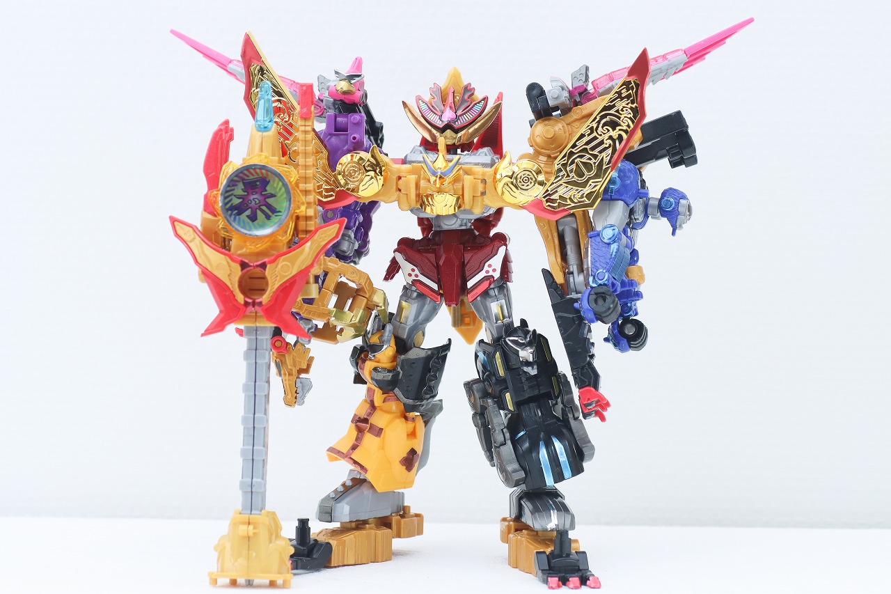 ミニプラ　トラドラオニタイジン極 お祭りメタリックVer.　レビュー　トラドラオニタイジン極　本体