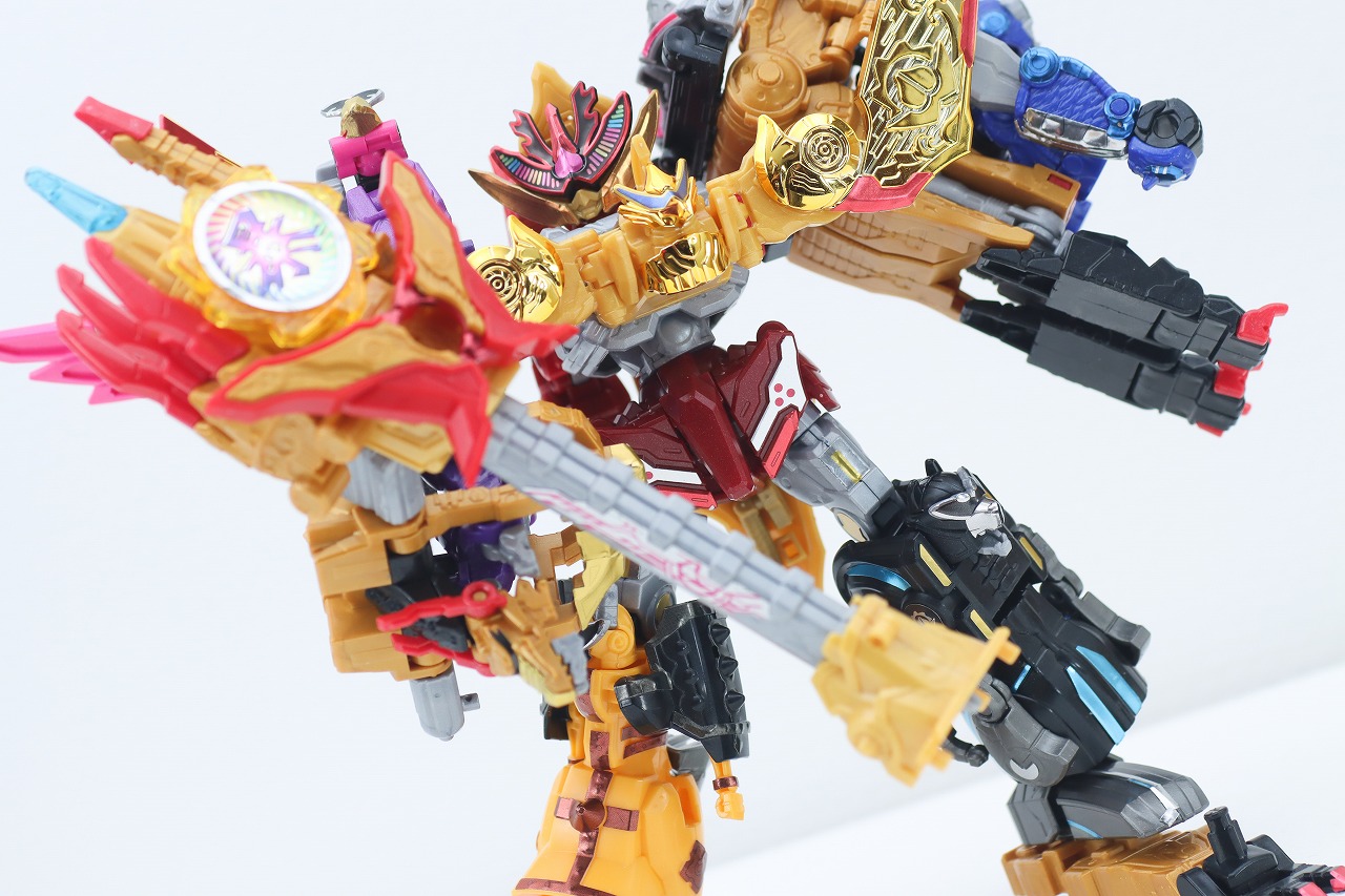 ミニプラ　トラドラオニタイジン極 お祭りメタリックVer.　レビュー　アクション