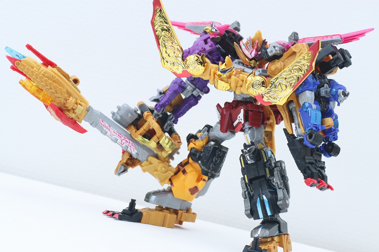 ミニプラ　トラドラオニタイジン極 お祭りメタリックVer.　レビュー　アクション