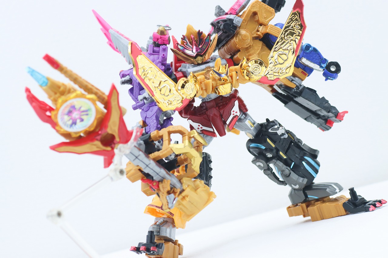 ミニプラ　トラドラオニタイジン極 お祭りメタリックVer.　レビュー　アクション