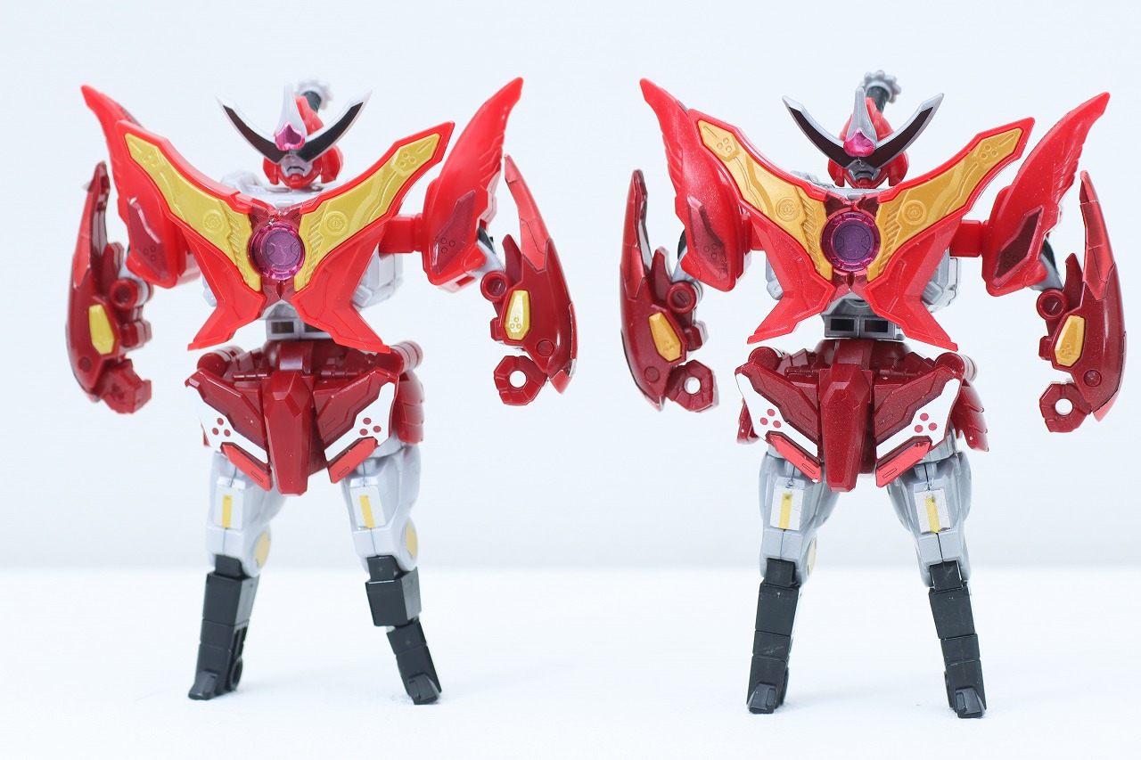 ミニプラ　トラドラオニタイジン極 お祭りメタリックVer.　レビュー　ドンロボタロウ　本体　通常版　比較