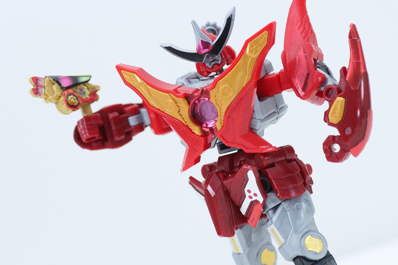 ミニプラ　トラドラオニタイジン極 お祭りメタリックVer.　レビュー　ドンロボタロウ　アクション