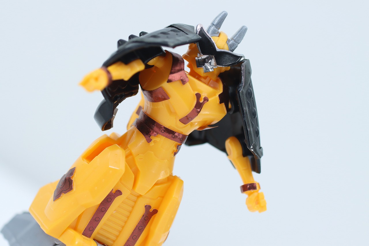 ミニプラ　トラドラオニタイジン極 お祭りメタリックVer.　レビュー　オニシスターロボタロウ　アクション