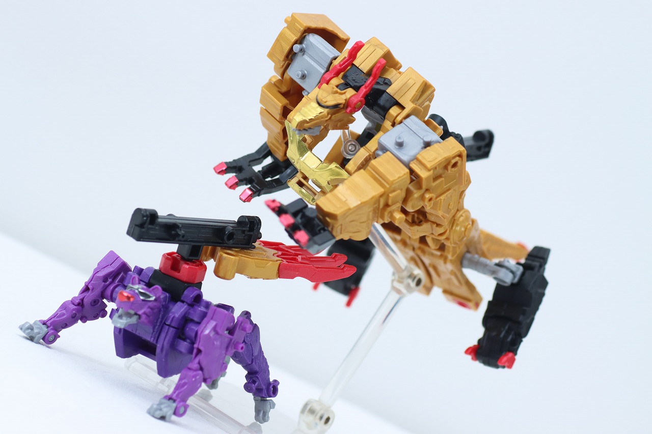 ミニプラ　トラドラオニタイジン極 お祭りメタリックVer.　レビュー　ドンロボゴクウ　ドンロボボルト　アクション