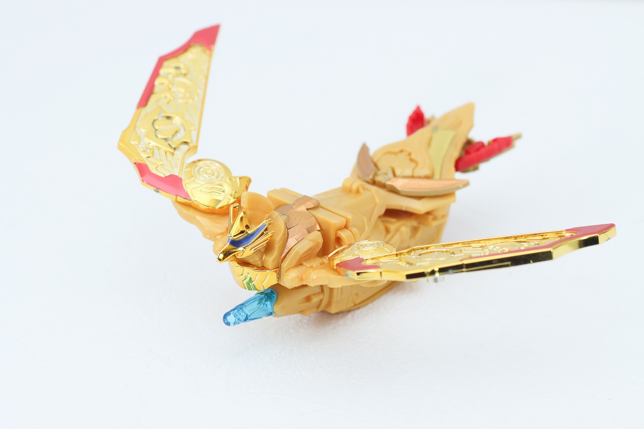 ミニプラ　トラドラオニタイジン極 お祭りメタリックVer.　レビュー　オミコシフェニックス　本体