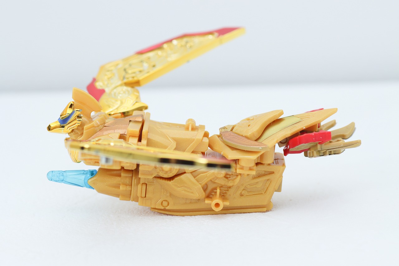 ミニプラ　トラドラオニタイジン極 お祭りメタリックVer.　レビュー　オミコシフェニックス　本体