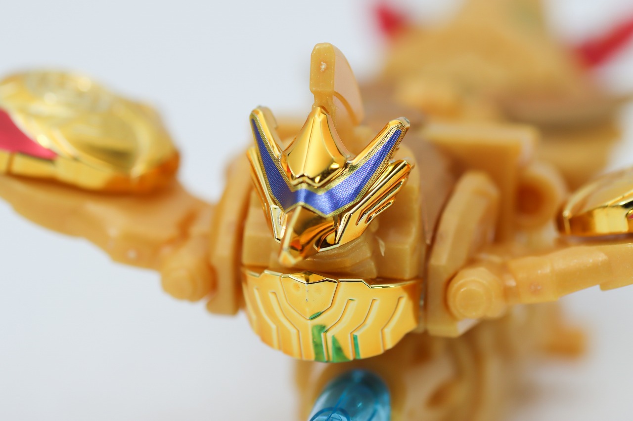 ミニプラ　トラドラオニタイジン極 お祭りメタリックVer.　レビュー　オミコシフェニックス　本体