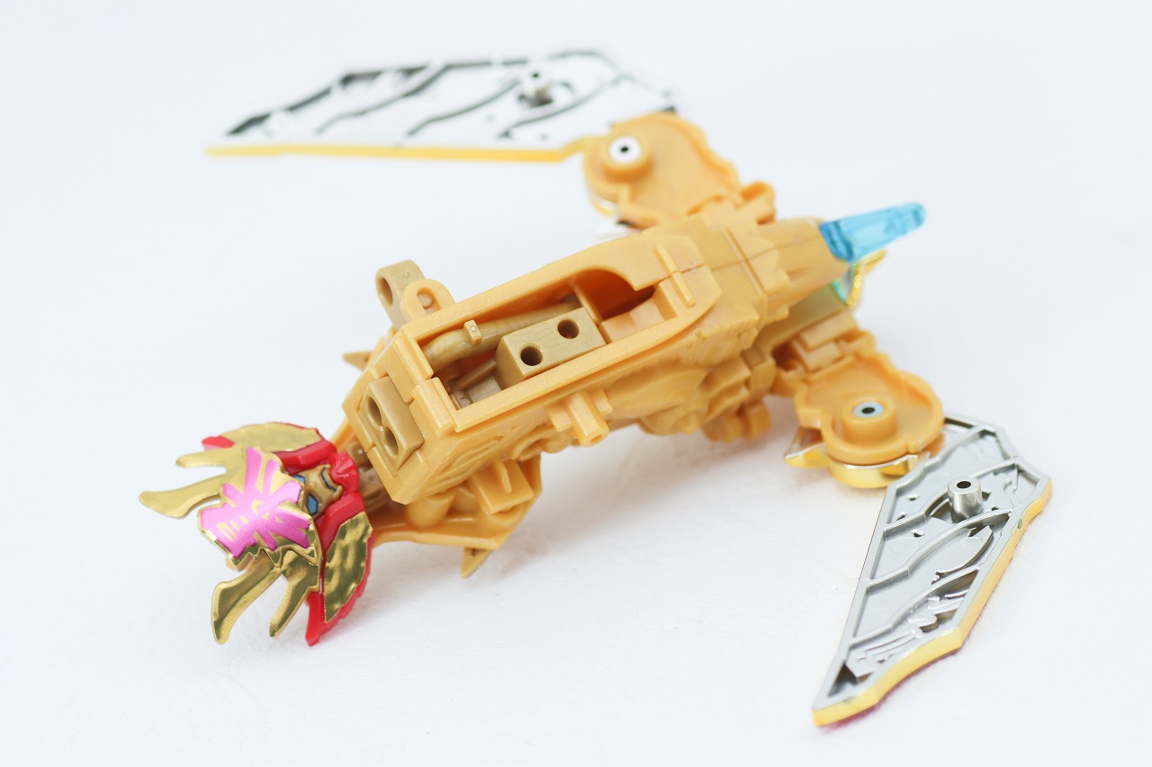 ミニプラ　トラドラオニタイジン極 お祭りメタリックVer.　レビュー　オミコシフェニックス　本体