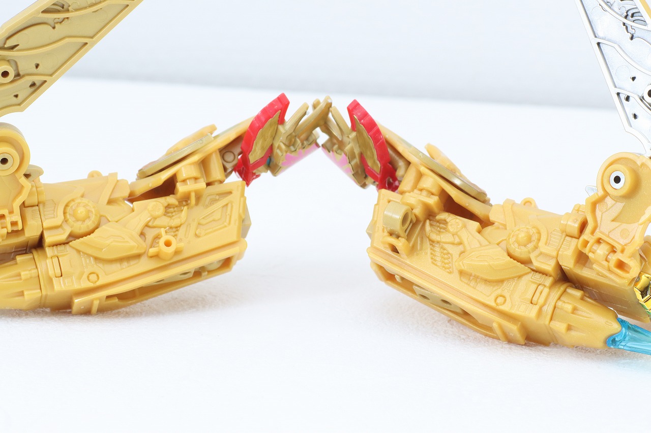 ミニプラ　トラドラオニタイジン極 お祭りメタリックVer.　レビュー　オミコシフェニックス　本体　通常版　比較