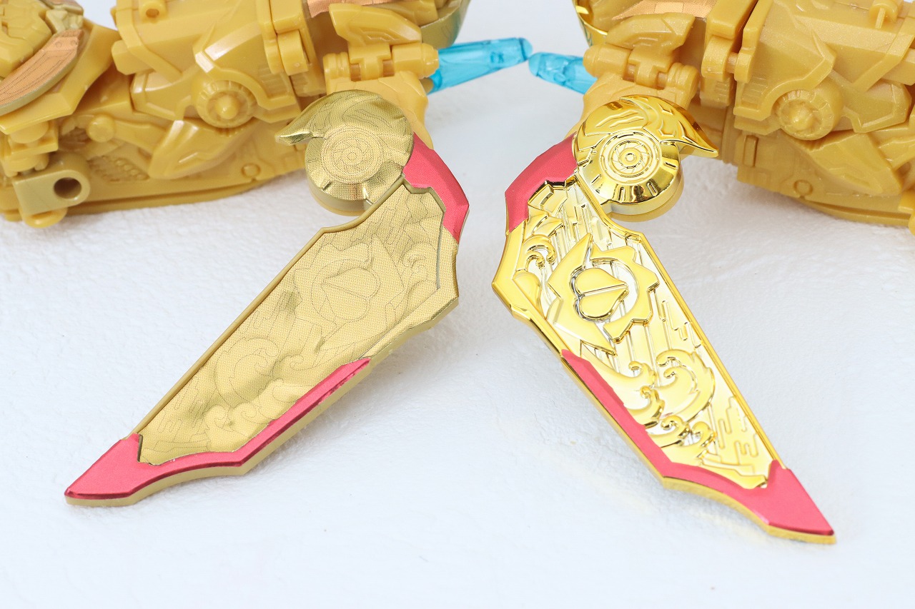 ミニプラ　トラドラオニタイジン極 お祭りメタリックVer.　レビュー　オミコシフェニックス　本体　通常版　比較