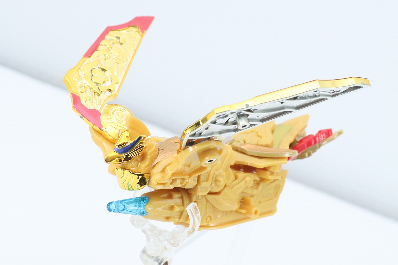 ミニプラ　トラドラオニタイジン極 お祭りメタリックVer.　レビュー　オミコシフェニックス　アクション